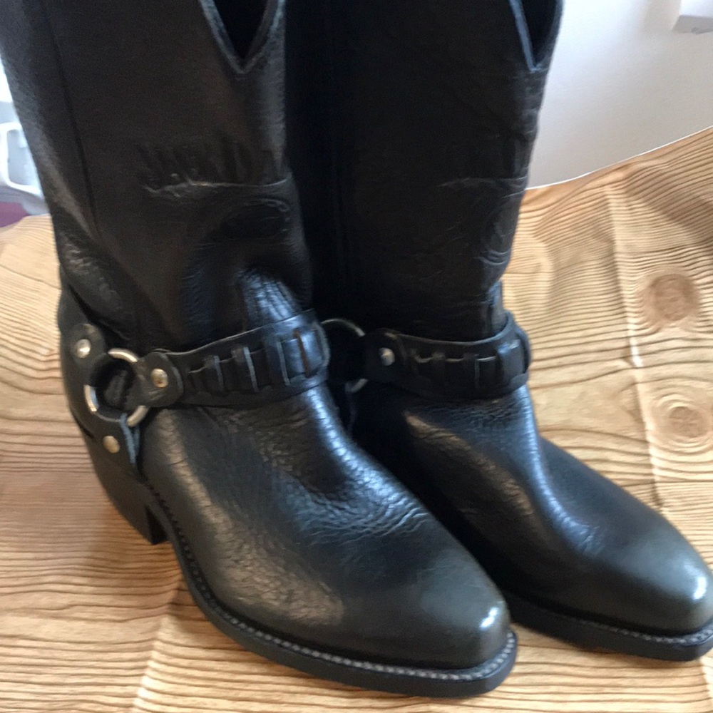 JACK DANIEL’S Leather western cowgirl boots